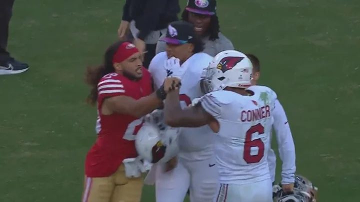 Talanoa Hufanga And James Conner Fight After 49ers Beat Cardinals