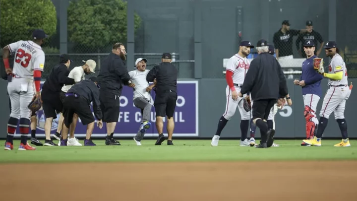 Ronald Acuña Was Pretty Chill About Two Loser Fans Knocking Him Over in the Outfield