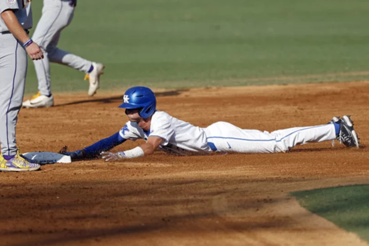 Beloso hits 3-run HR, LSU wins super regional, clinches first CWS berth since 2017