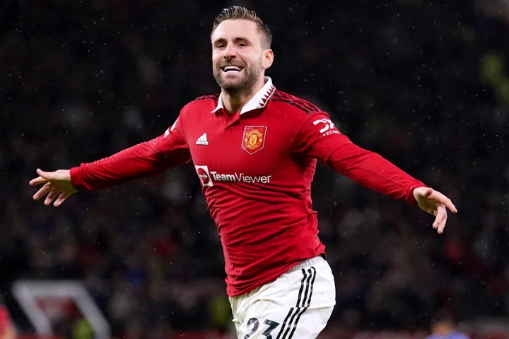 Luke Shaw back in training for Manchester United