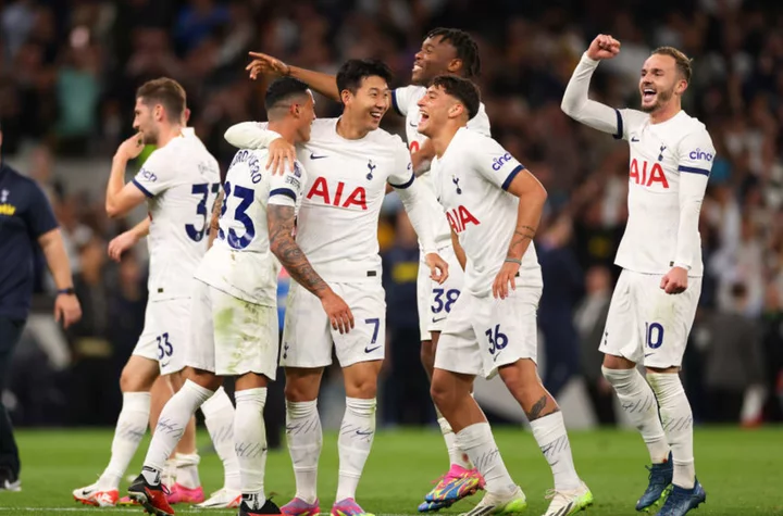 Premier League table: Tottenham Hotspur go top