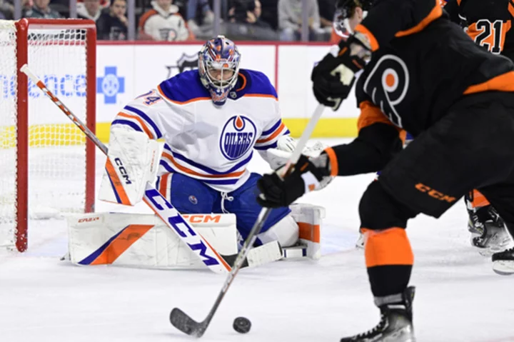 Edmonton Oilers open camp with spotlight squarely on goalies Stuart Skinner, Jack Campbell