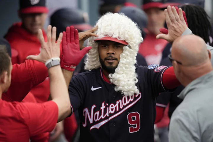 García, Ruiz lead Nats' 5-homer barrage in 10-6 win over Dodgers