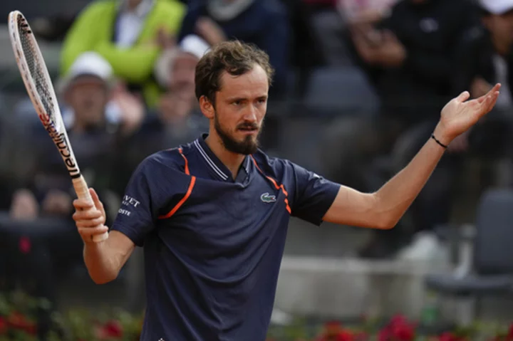 Medvedev makes his mark on clay by beating Rune for Italian Open title