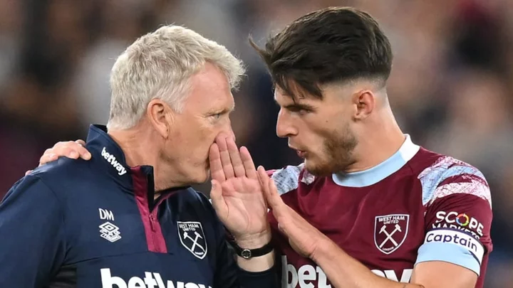 David Moyes admits Declan Rice likely to leave West Ham this summer