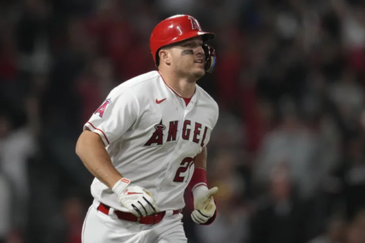 Trout on tying DiMaggio with 361st career home run: 'It means a lot'