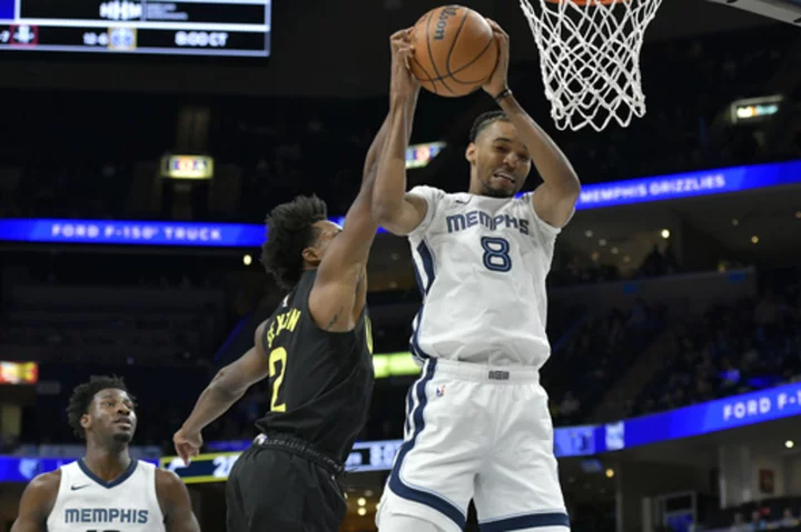 Jaren Jackson Jr. scores 20 as Grizzlies defeat Jazz 105-91 for their first home win this season