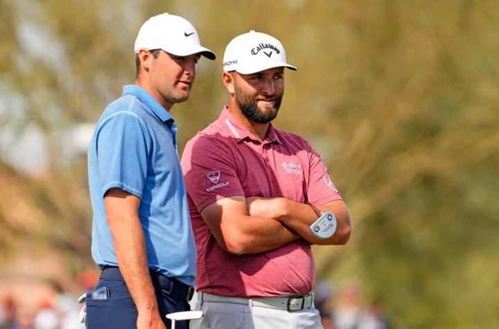 PGA Championship odds (Jon Rahm and Scottie Scheffler above the rest)