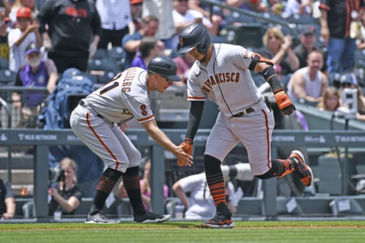 Giants beat Rockies for 11th straight time, 6-4 with 3 run 9th