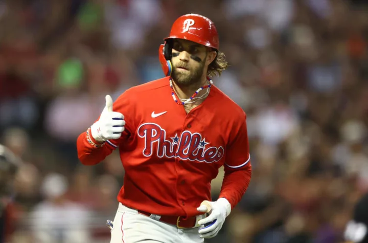 Bryce Harper showed up to the Bank dressed for Diamondbacks funeral