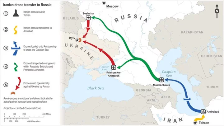 Russia has received hundreds of Iranian drones to attack Ukraine - White House