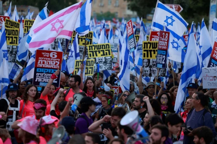 Israelis march against budget 'looting' for ultra-Orthodox Jews