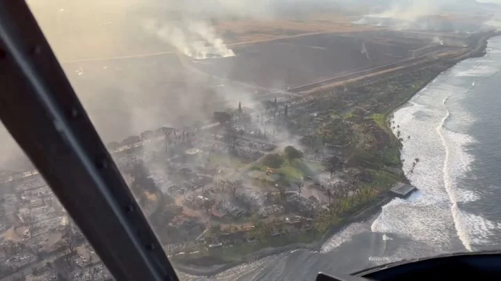 Hawaii wildfires ravage Maui island resort city, killing dozens