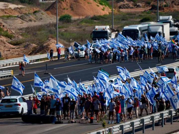 Israeli protesters begin 'day of disruption' against controversial judicial overhaul