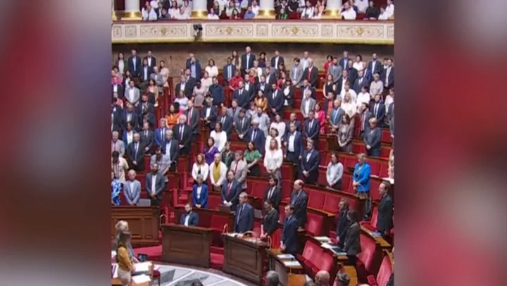 French National Assembly holds minute’s silence for stabbing victims