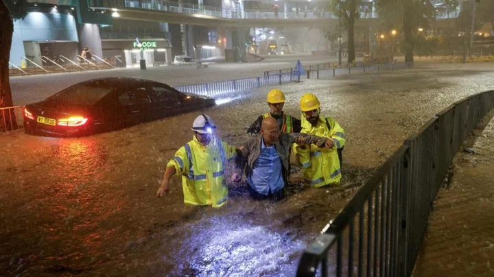 Hong Kong and southern China battles widespread flooding from record rains