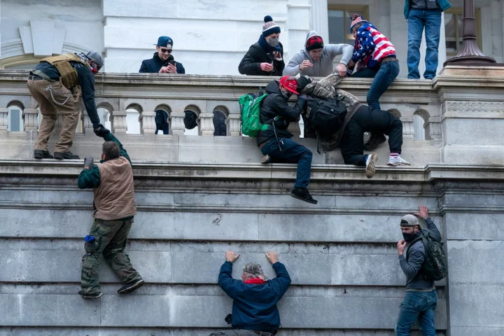 Funeral director thought to be Capitol rioter dubbed ‘#BlackBonoHelmet’ is arrested