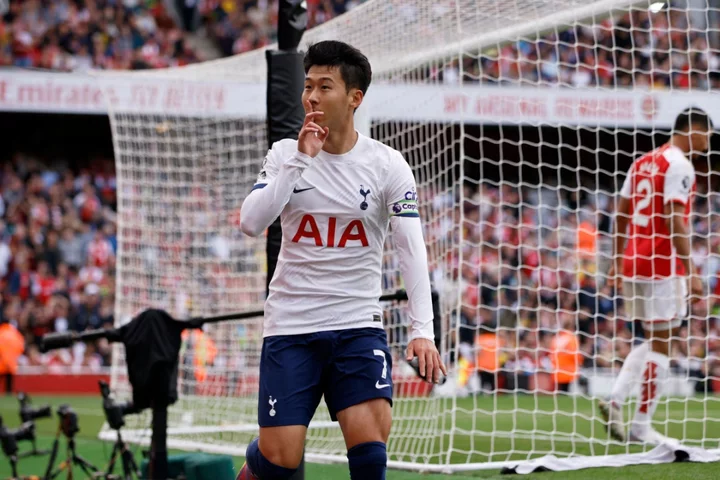 Son Heung-min brace earns Tottenham a point at Arsenal