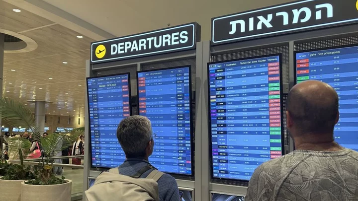 Airlines cancel or delay flights to Israel as fighting continues