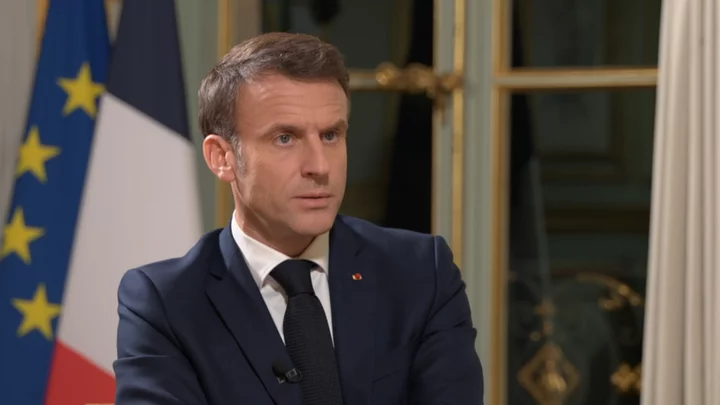 Macron calls on Israel to stop killing Gaza's women and babies